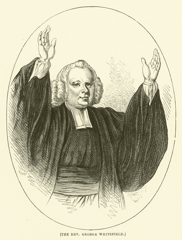 Pastor George Whitefield (gravering) av English School