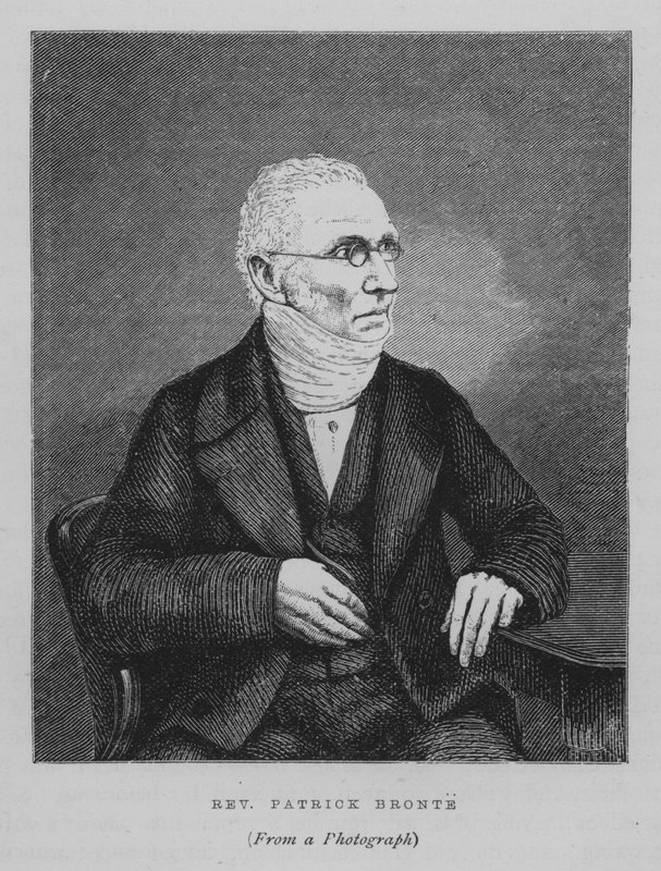 Pastor Patrick Bronte (gravering) av English School