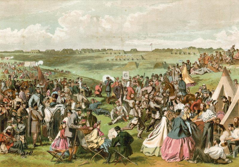 Riflekonkurransen, Wimbledon, 1864 av English School