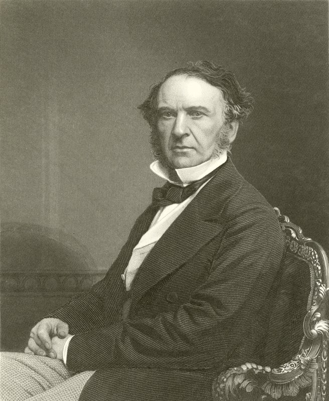 The Right Hon William Ewart Gladstone av English School