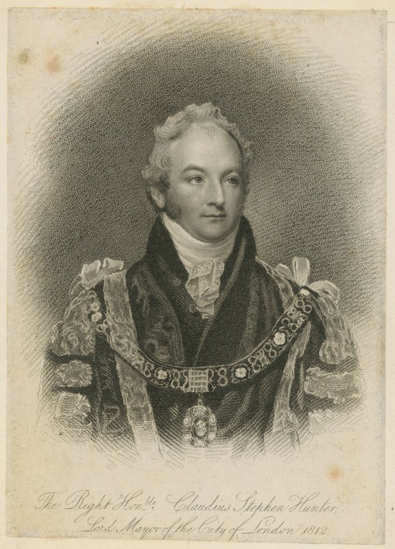 Høyre ærede Claudius Stephen Hunter, Lord Mayor of London av English School