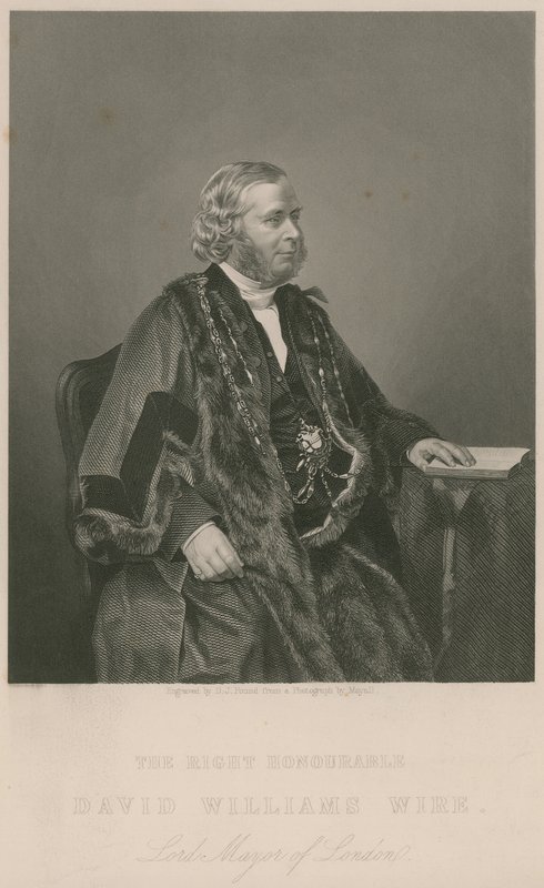 The Right Honorable David Williams Wire, Lord Mayor of London av English School