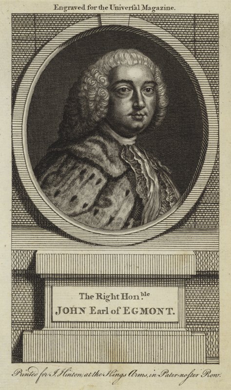 Høyre ærede John Earl of Egmont av English School