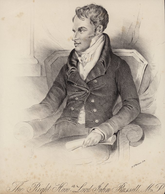 Høyre ærede Lord John Russell av English School