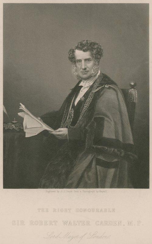 Høyre ærede Sir Walter Carden, Lord Mayor of London av English School