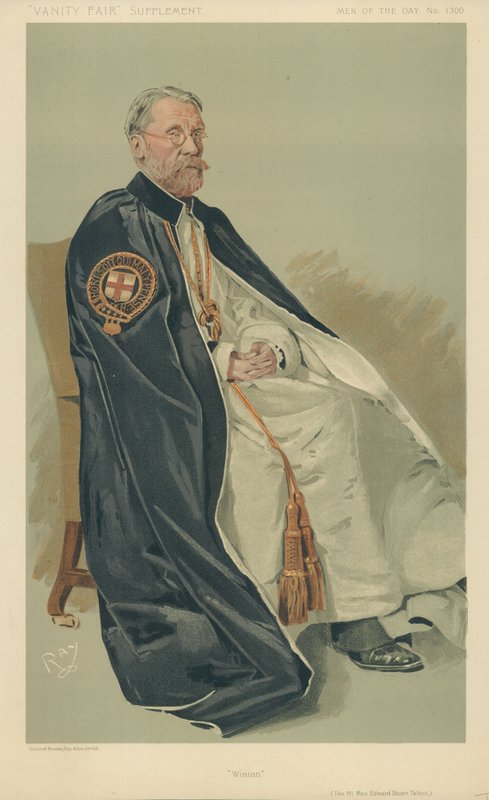 The Right Rev Edward Stuart Talbot, Winton, 11. oktober 1911, Vanity Fair tegneserie av English School