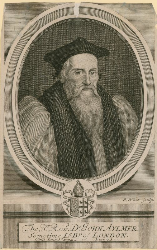 Den rette pastor Dr John Aylmer, en gang Lord Bishop of London av English School