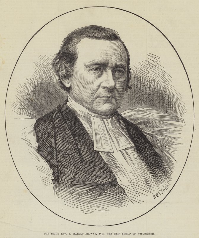 Den høyre pastor E Harold Browne, DD, den nye biskopen av Winchester (gravering) av English School