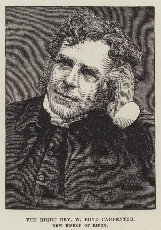 Den høyre pastor W Boyd Carpenter, ny biskop av Ripon (gravering) av English School