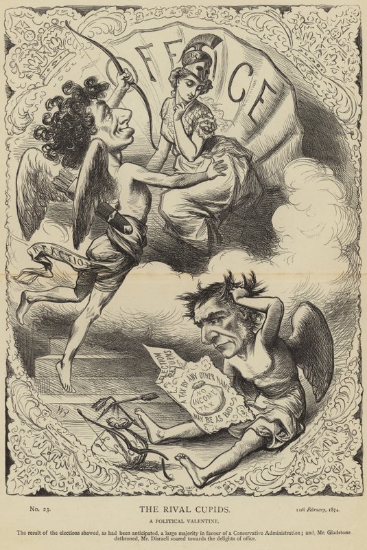 De rivaliserende Cupids av English School