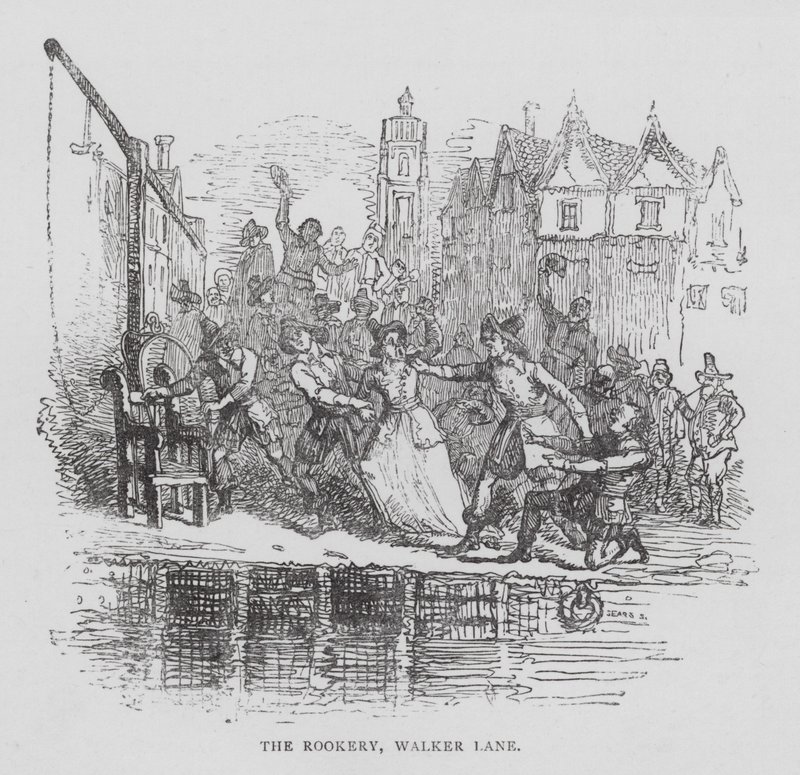The Rookery, Walker Lane (gravering) av English School