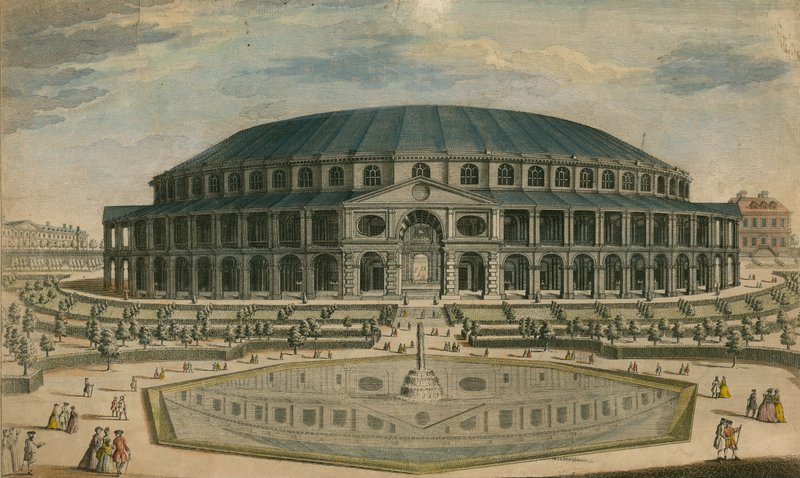 Rotunda House and Gardens i Ranelagh, London av English School