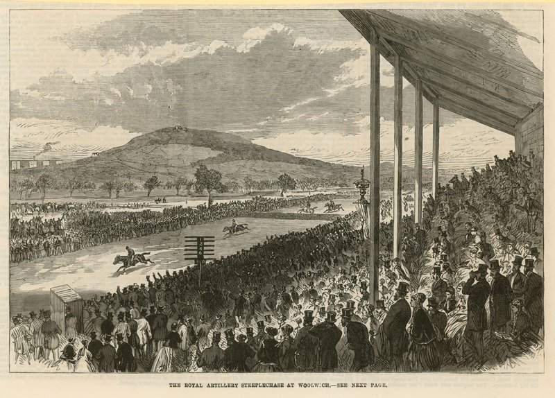 The Royal Artillery Steeplechase i Woolwich av English School
