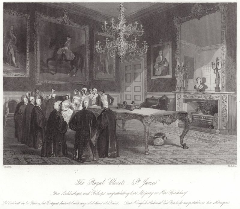 Det kongelige skapet i St James Palace av English School