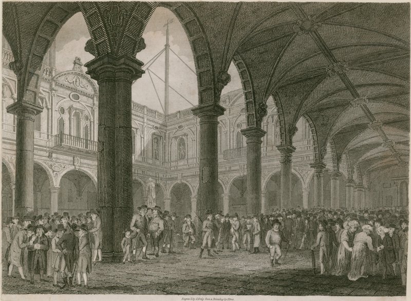 Royal Exchange, London av English School