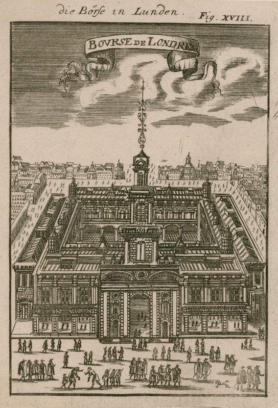 Royal Exchange, London av English School