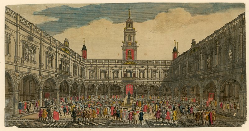 Royal Exchange, London av English School