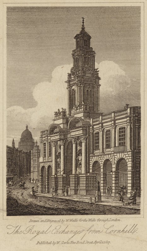 Royal Exchange i City of London av English School