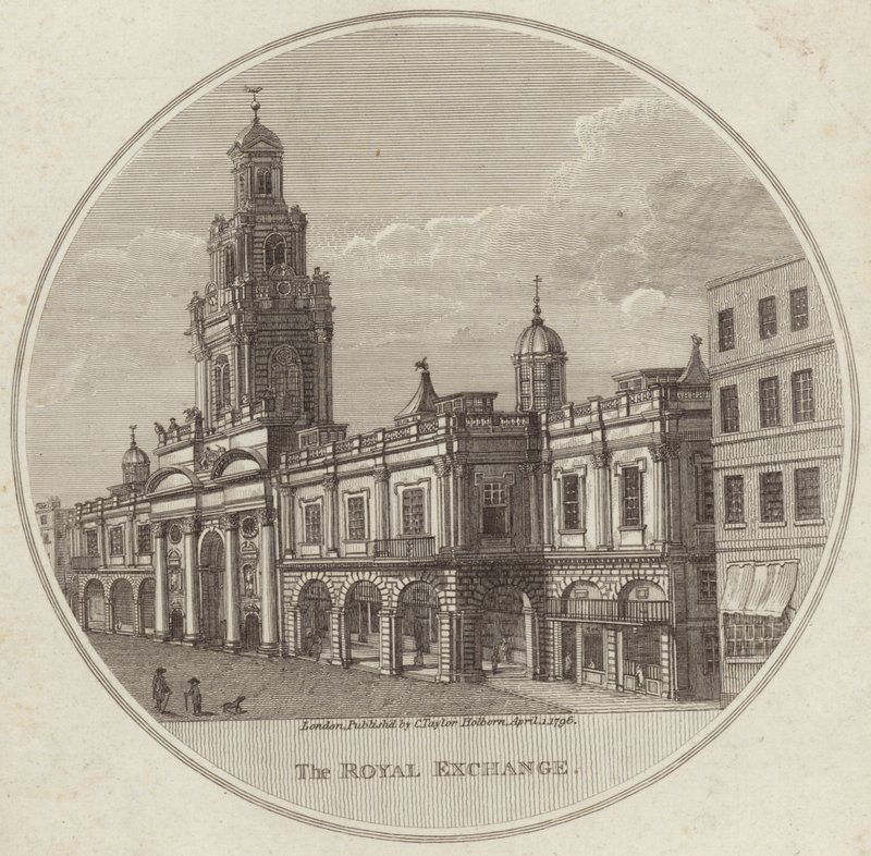 Royal Exchange i City of London av English School