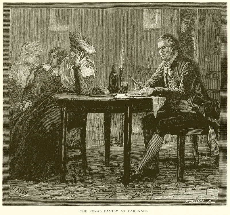 Kongefamilien på Varennes av English School