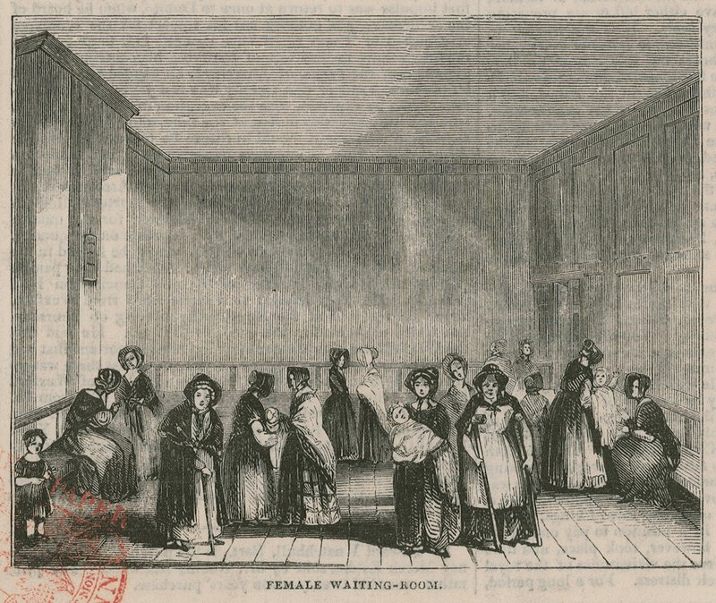 The Royal Free Hospital, Grays Inn Road, London: Kvinnelig venterom av English School