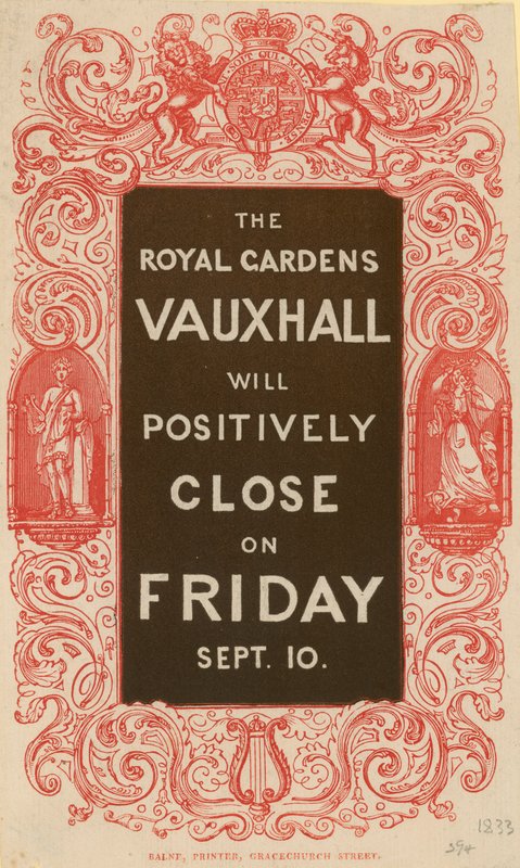 Royal Gardens Vauxhall vil positivt stenge av English School