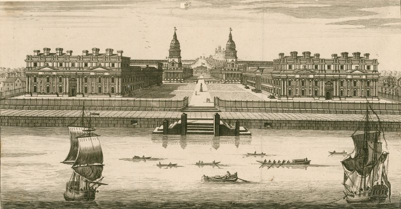 Royal Hospital i Greenwich, London av English School