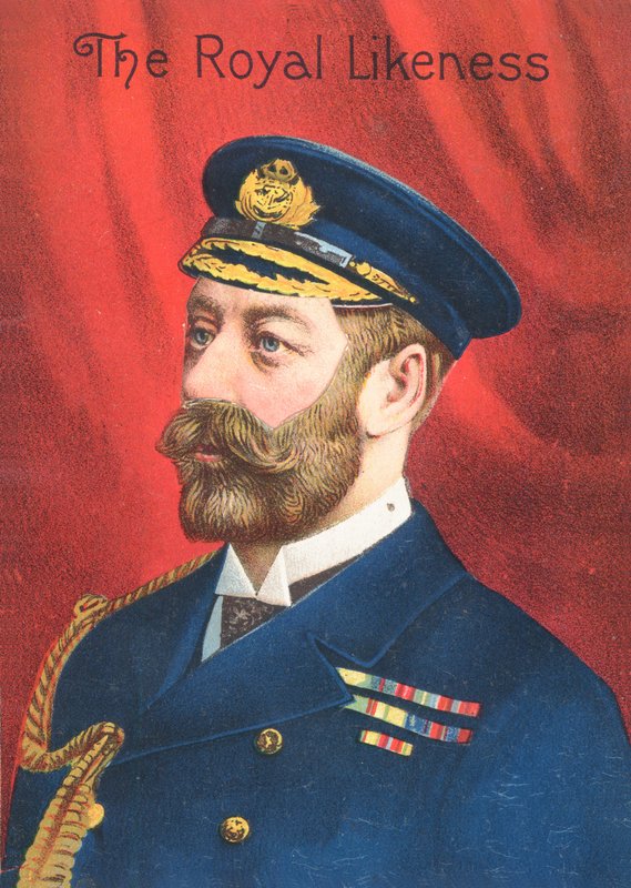 The Royal Likeness - viktoriansk gratulasjonskort av English School
