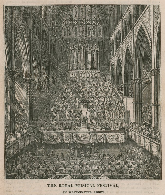 Royal Musical Festival i Westminster Abbey av English School