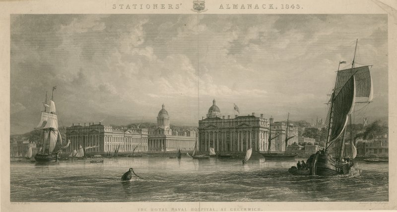 Royal Naval Hospital i Greenwich, London av English School