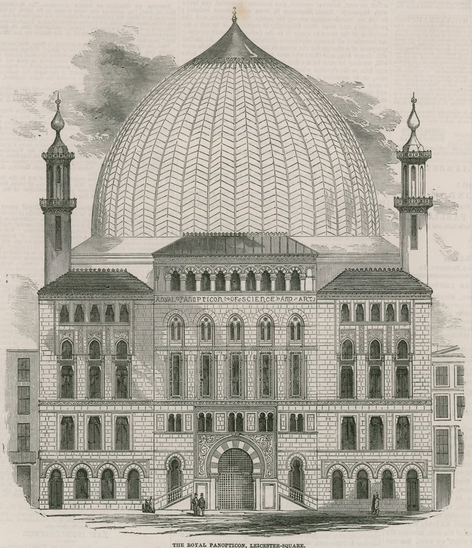 The Royal Panopticon of Science and Art, Leicester Square, London av English School