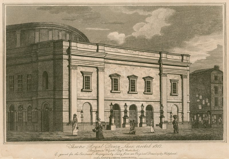 Royal Theatre, Drury Lane, London, reist i 1812 av English School