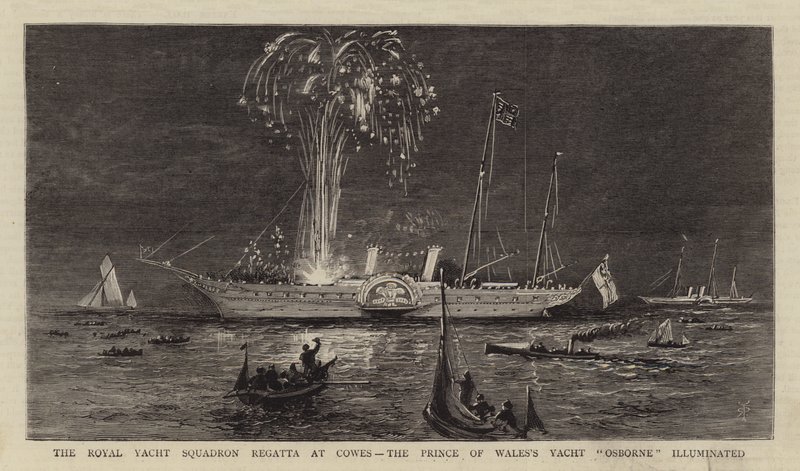 Royal Yacht Squadron Regatta ved Cowes, Prince of Wales