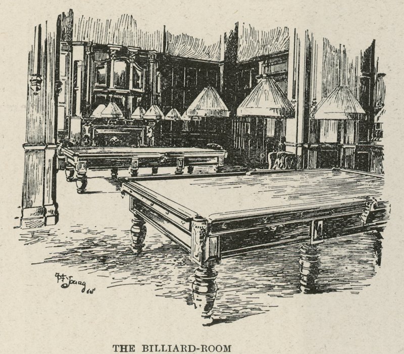 The Russell Hotel, Russell Square: Biljardrommet av English School