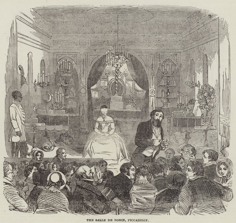 Salle de Robin, Piccadilly (gravering) av English School