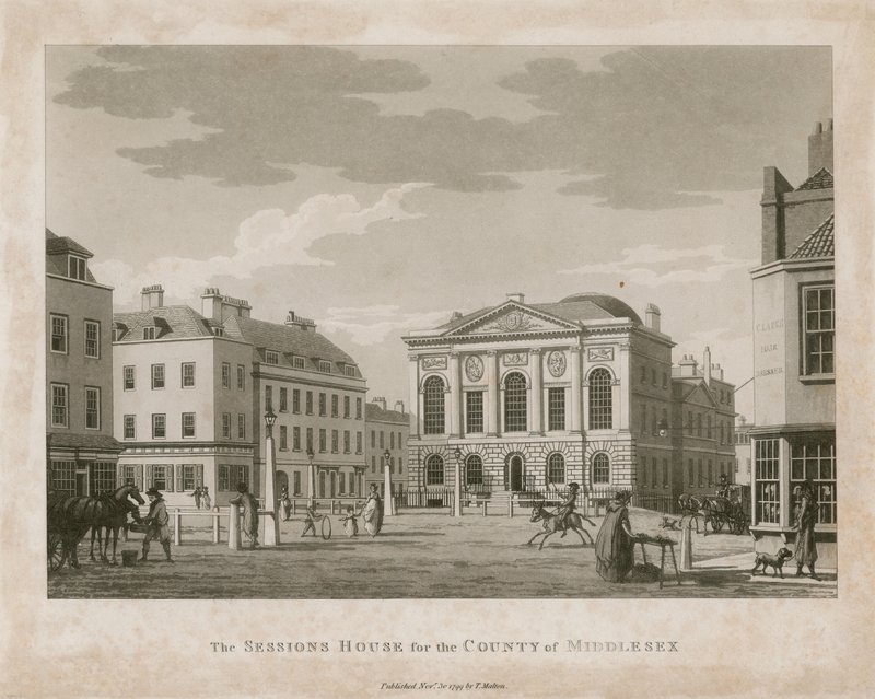 The Sessions House, Clerkenwell av English School