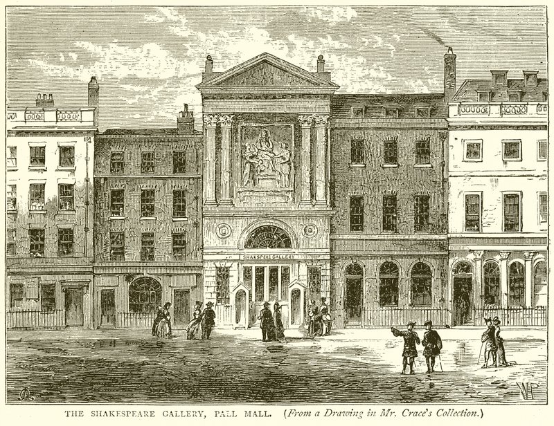 Shakespeare Gallery, Pall Mall av English School