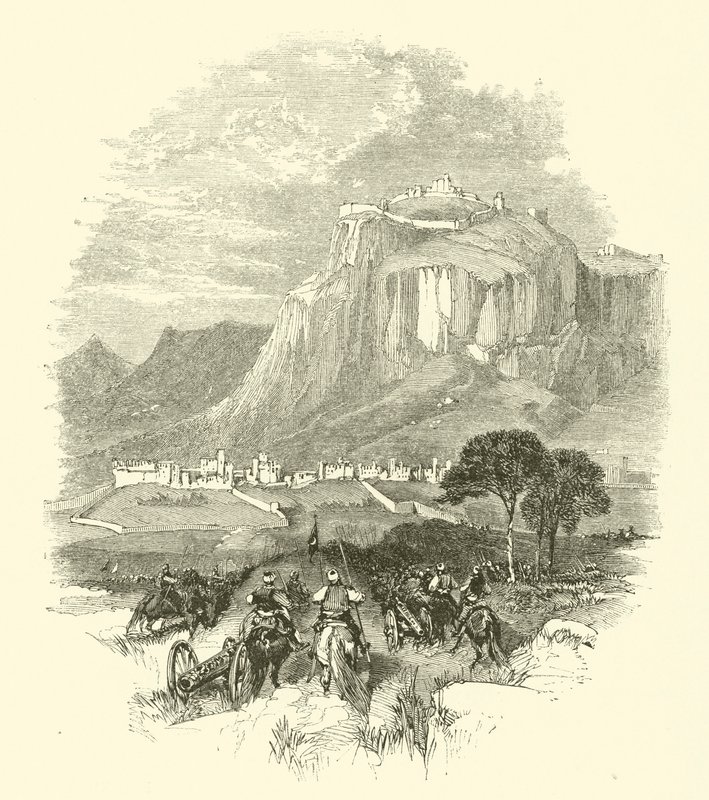 The Siege Of Corinth (gravering) av English School