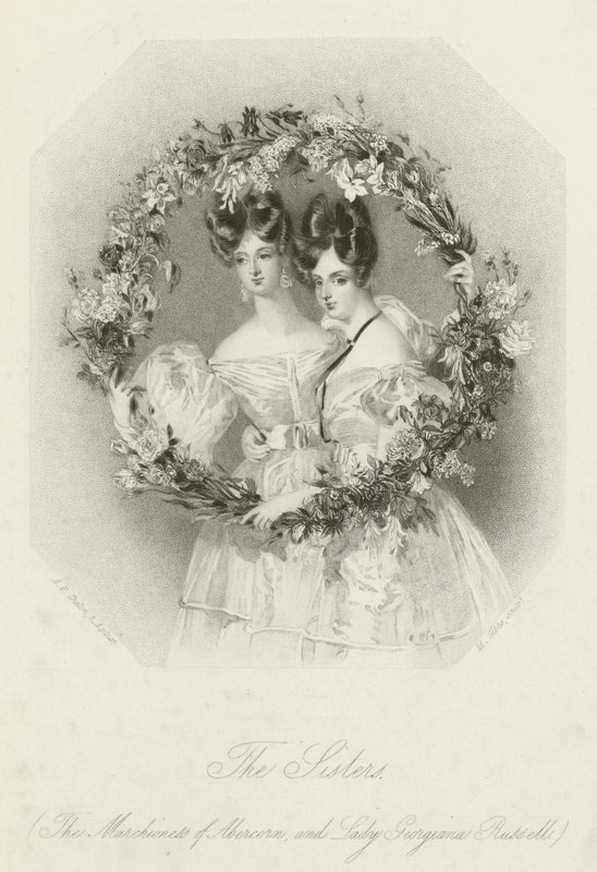 Søstrene, Marchioness of Abercorn og Lady Georgiana Russell av English School