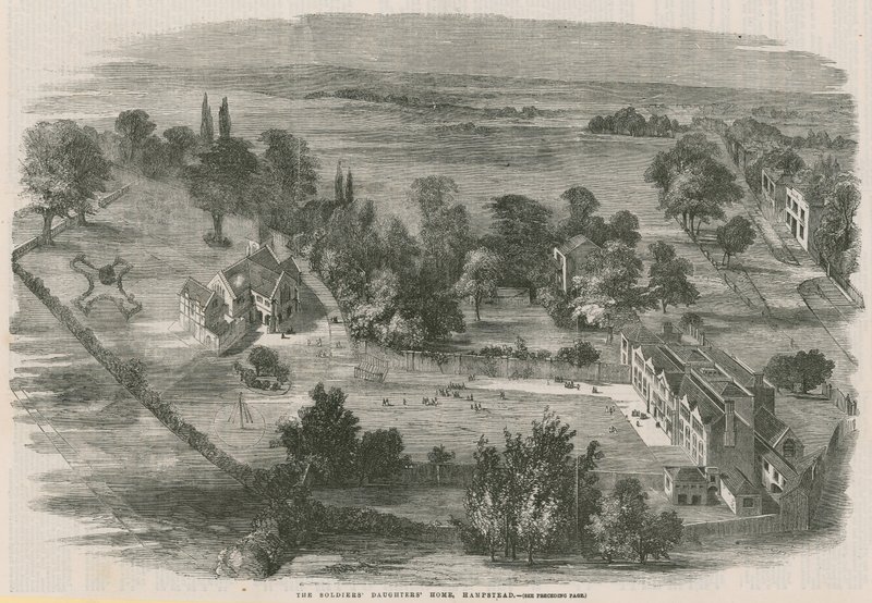 The Soldiers Daughters Home, Hampstead, London av English School