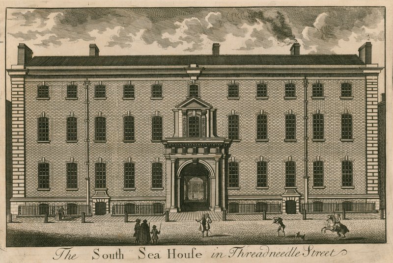 The South Sea House i Threadneedle Street, London av English School
