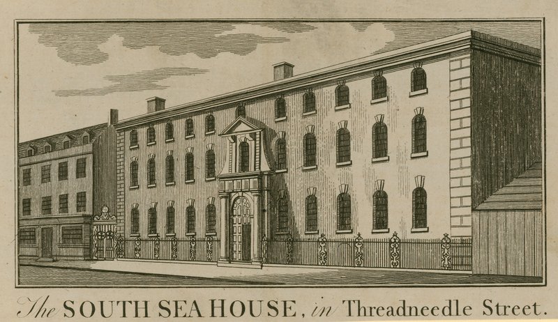 The South Sea House i Threadneedle Street, London av English School