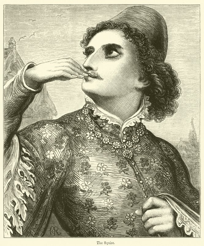 The Squire (gravering) av English School