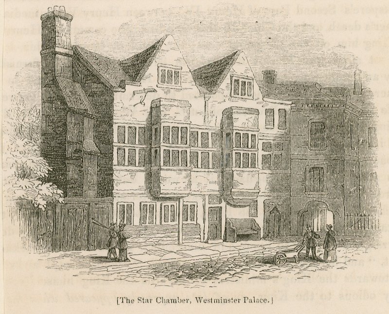 Stjernekammeret, Westminster Palace, London av English School