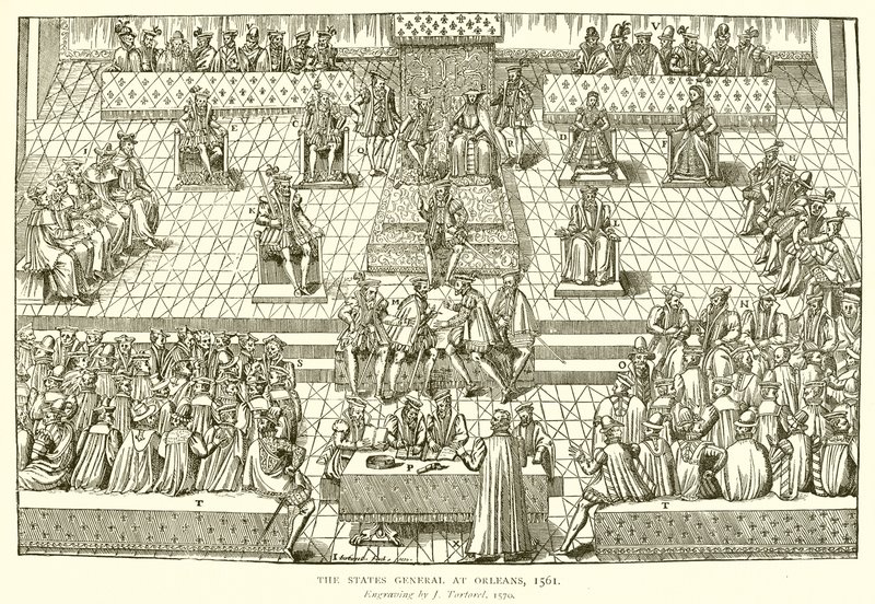 Generalstatene i Orleans, 1561 av English School