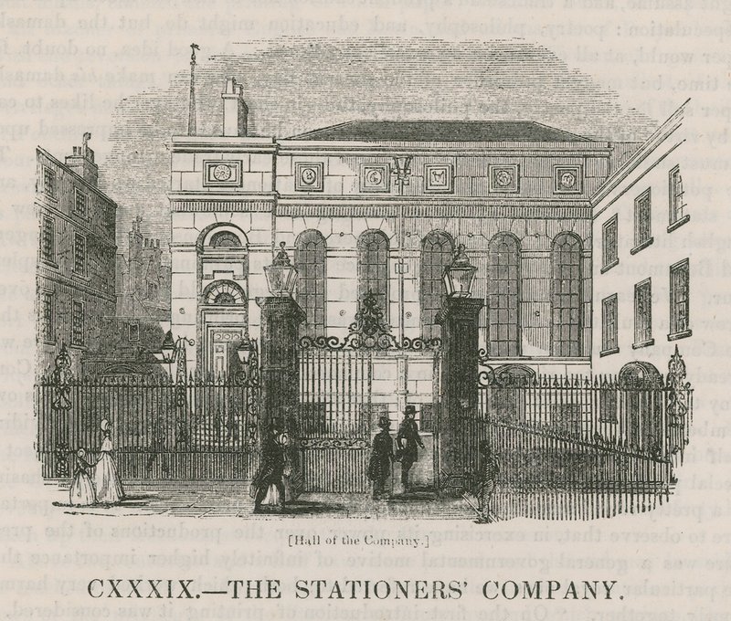 The Stationers Company: Hall of the Company av English School