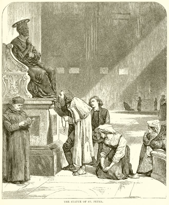 Statuen av St. Peter av English School