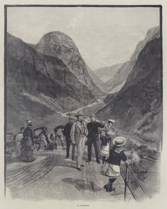 "Solstrålen" i Norge, av Lady Brassey (gravering) av English School