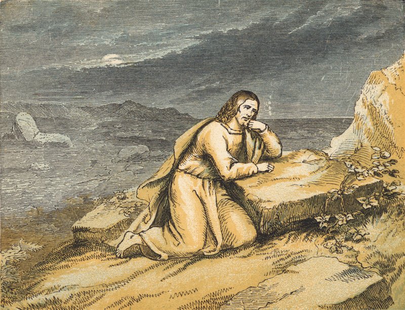 The Temptation (farget gravering) av English School