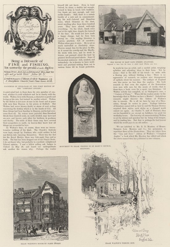 Jubileet til Izaak Walton (litho) av English School